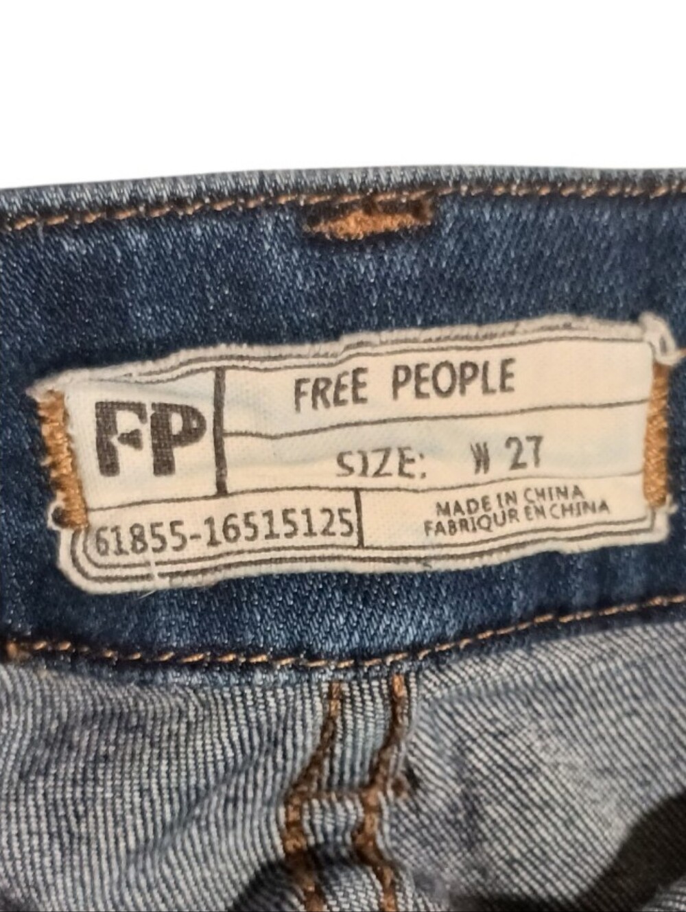 Free People Slim Leg Ankle Denim Bib Overalls - Picture 10 of 12